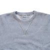 Loop & Weft Super Fluffy Knit Double-V Sweatshirt (Gray)