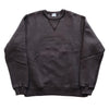 Loop & Weft Super Fluffy Knit Double-V Sweatshirt (Black)