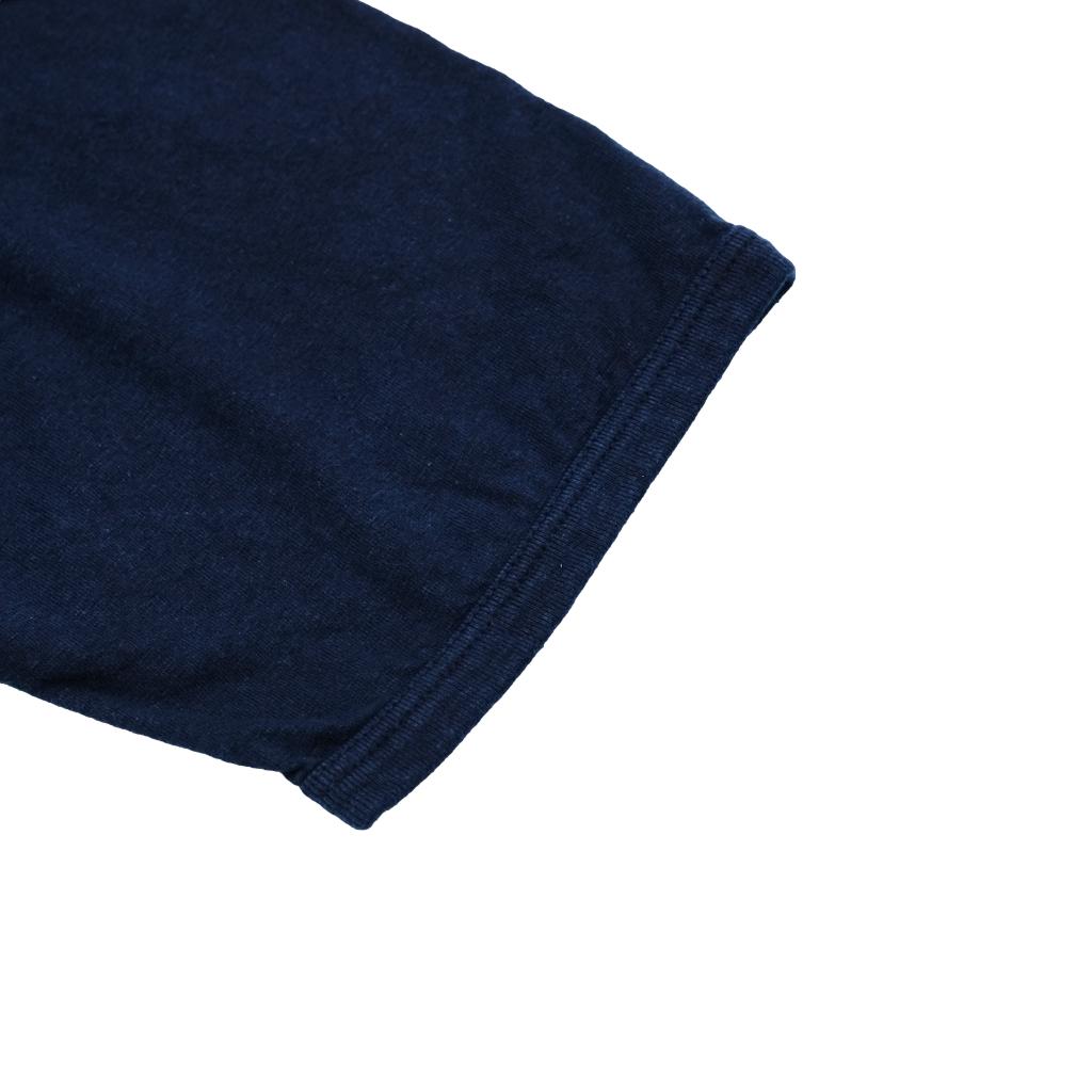 OD+LW Indigo Dyed Recycled Supima Cotton Freedom Sleeve Pocket Tee