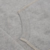 Loop & Weft Super Fluffy Knit Double-V After Hood Sweatshirt (Gray)