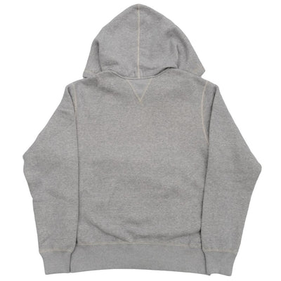 Loop & Weft Super Fluffy Knit Double-V After Hood Sweatshirt (Gray)