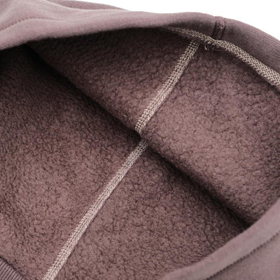 Loop & Weft Super Fluffy Knit Double-V After Hood Sweatshirt (Black)
