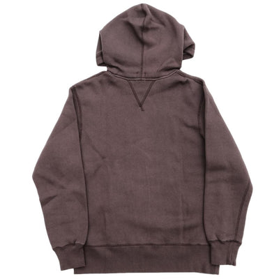 Loop & Weft Super Fluffy Knit Double-V After Hood Sweatshirt (Black)