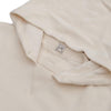 Loop & Weft Super Fluffy Knit Double-V After Hood Sweatshirt (Ivory)