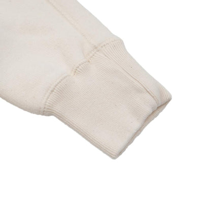Loop & Weft Super Fluffy Knit Double-V After Hood Sweatshirt (Ivory)