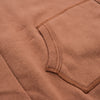 Loop & Weft Super Fluffy Knit Double-V After Hood Sweatshirt (Brown)