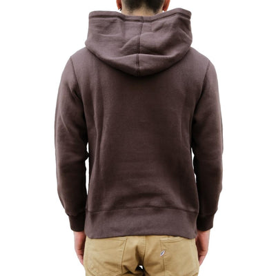 Loop & Weft Super Fluffy Knit Double-V After Hood Sweatshirt (Black)