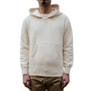 Loop & Weft Super Fluffy Knit Double-V After Hood Sweatshirt (Ivory)