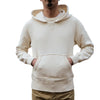 Loop & Weft Super Fluffy Knit Double-V After Hood Sweatshirt (Ivory)