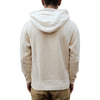 Loop & Weft Super Fluffy Knit Double-V After Hood Sweatshirt (Ivory)