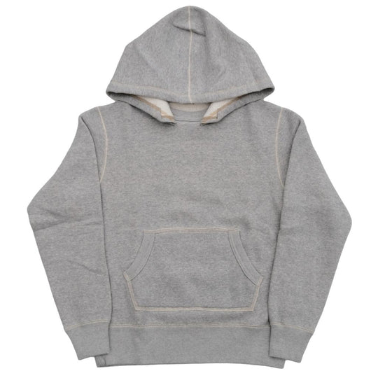 Loop & Weft Super Fluffy Knit After Hood Sweatshirt (Gray)