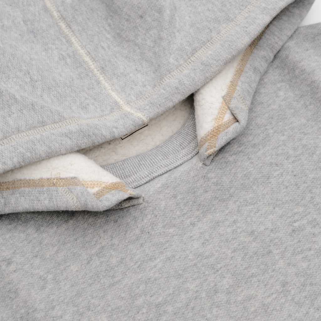 Loop & Weft Super Fluffy Knit After Hood Sweatshirt (Gray