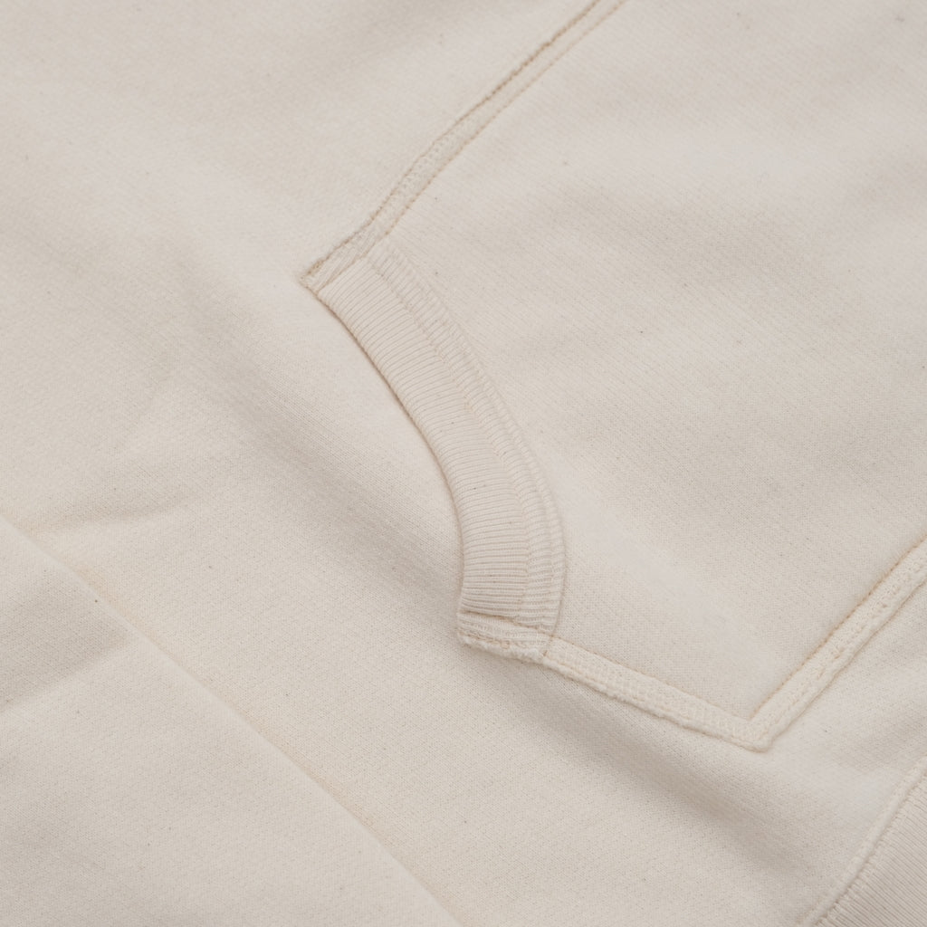 Loop & Weft Super Fluffy Knit After Hood Sweatshirt (Ivory)