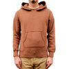 Loop & Weft Super Fluffy Knit After Hood Sweatshirt (Brown)