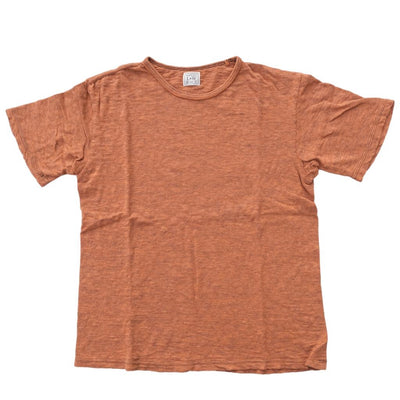 Loop & Weft Super Slub Crewneck Tee (Orange)