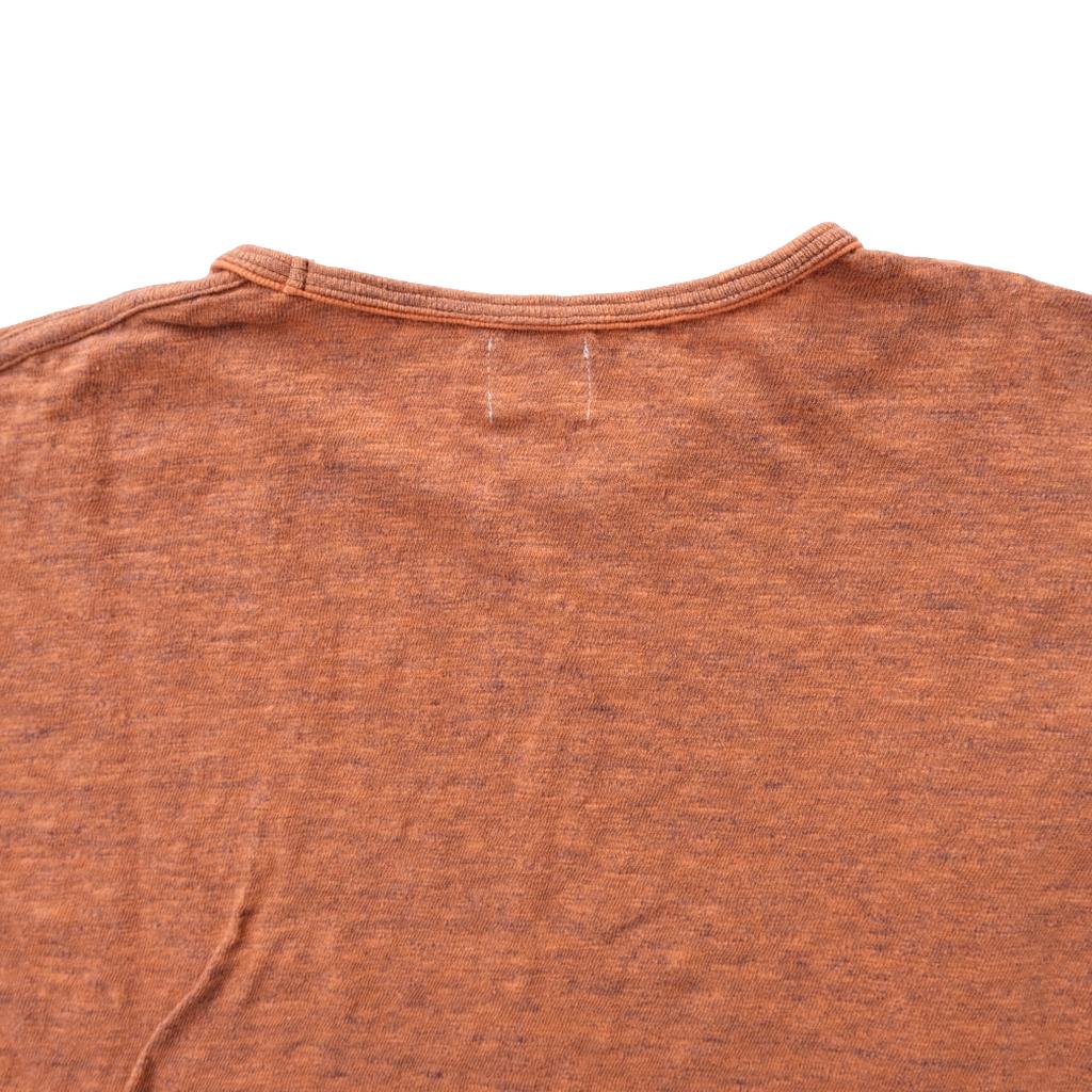 Loop & Weft Super Slub Crewneck Tee (Orange)