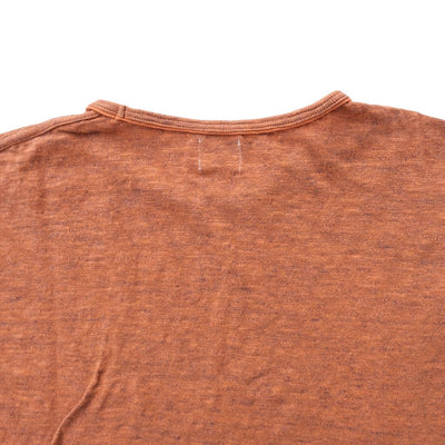 Loop & Weft Super Slub Crewneck Tee (Orange)