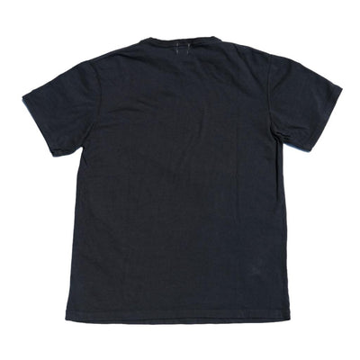 Loop & Weft Shoulder Taped S/S Crewneck Tee (Black) - Okayama Denim