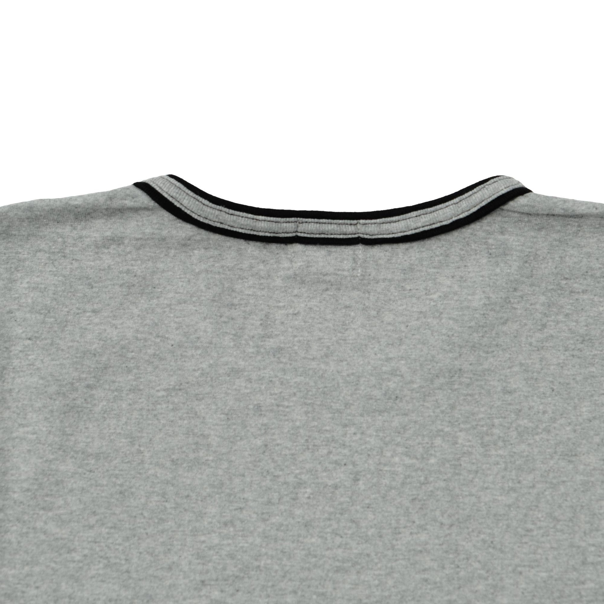 Loop & Weft Recycled Supima Cotton Q/S Crewneck Tee (2-Tone Gray)