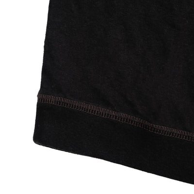 Loop & Weft Recycled Supima Cotton Freedom Sleeve Crewneck Tee (Black)