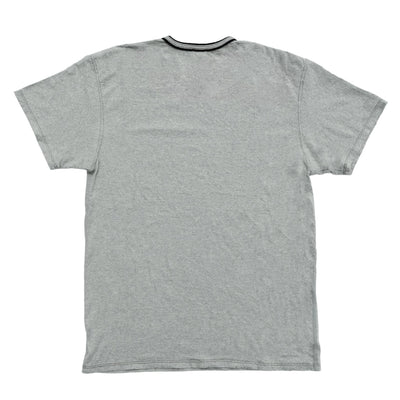 Loop & Weft Recycled Supima Cotton S/S Crewneck Tee (2-Tone Gray)