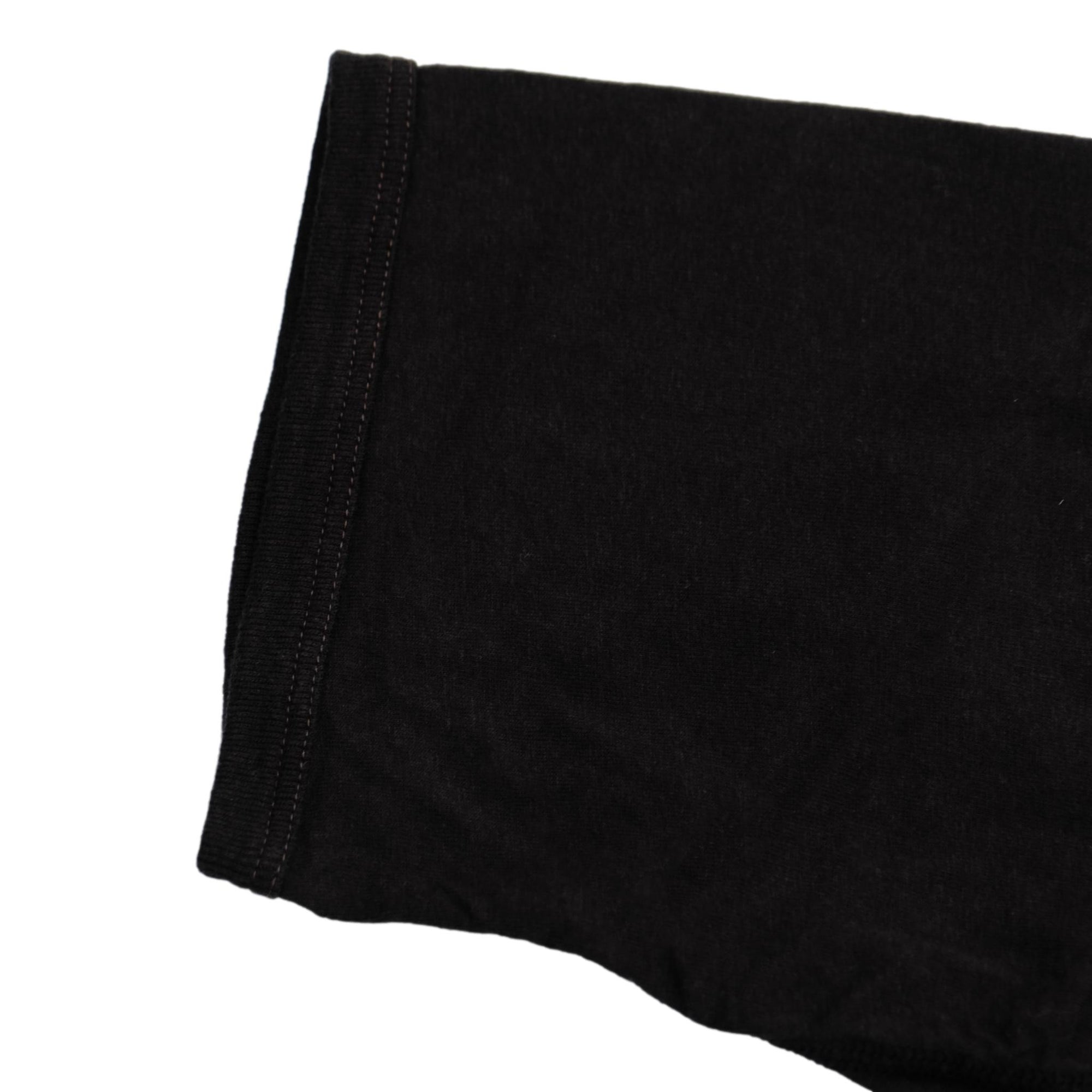 Loop & Weft Recycled Supima Cotton Freedom Sleeve Crewneck Tee (Black)