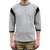 Loop & Weft Recycled Supima Cotton Q/S Crewneck Tee (2-Tone Gray)