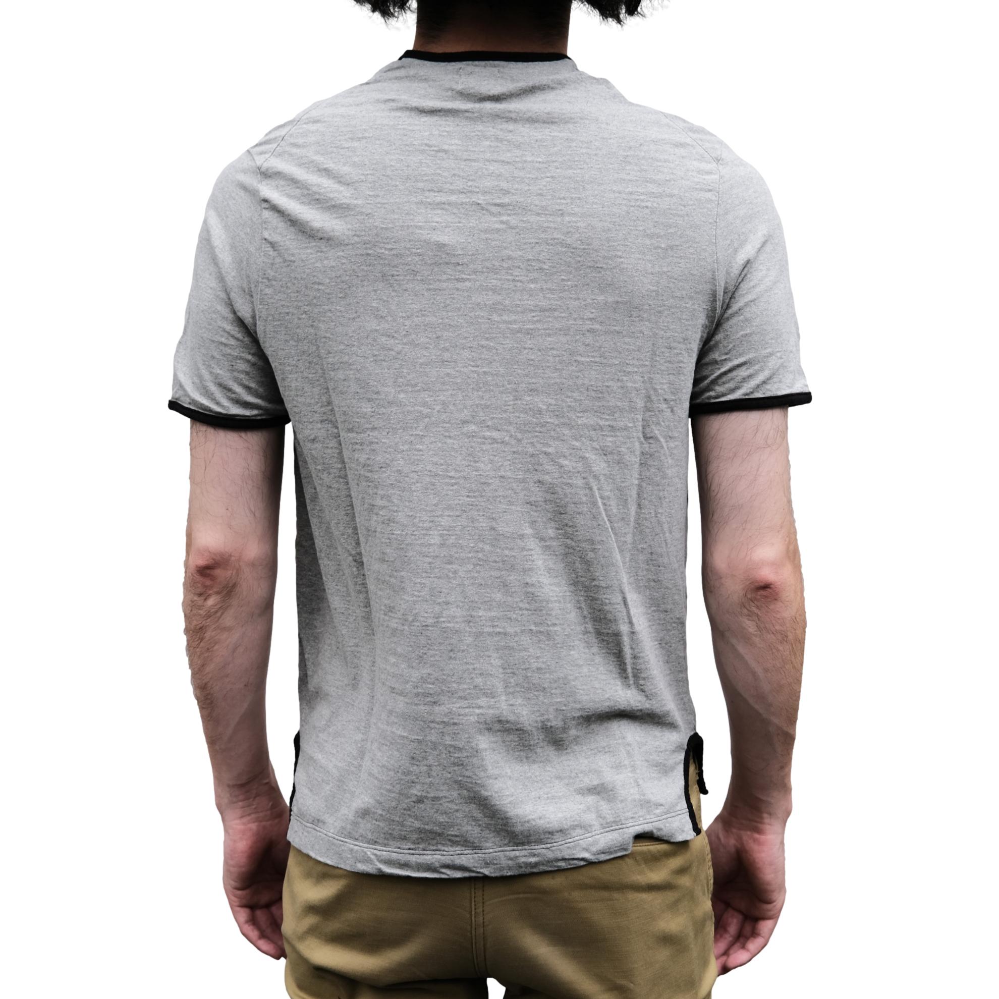 トップス Pot French Sleeve Knit Loop & Weft Recycled Supima Cotton Edge Piping S/S Crewneck
