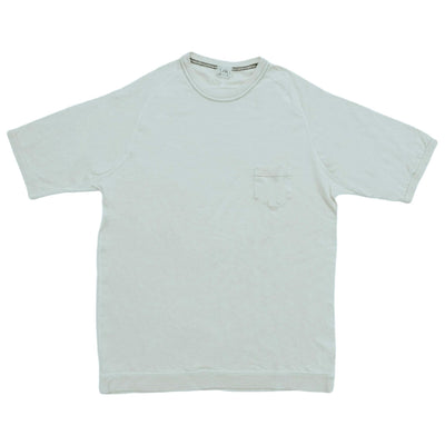 Loop & Weft Recycled Supima Cotton Freedom Sleeve Pocket Tee (Ivory)