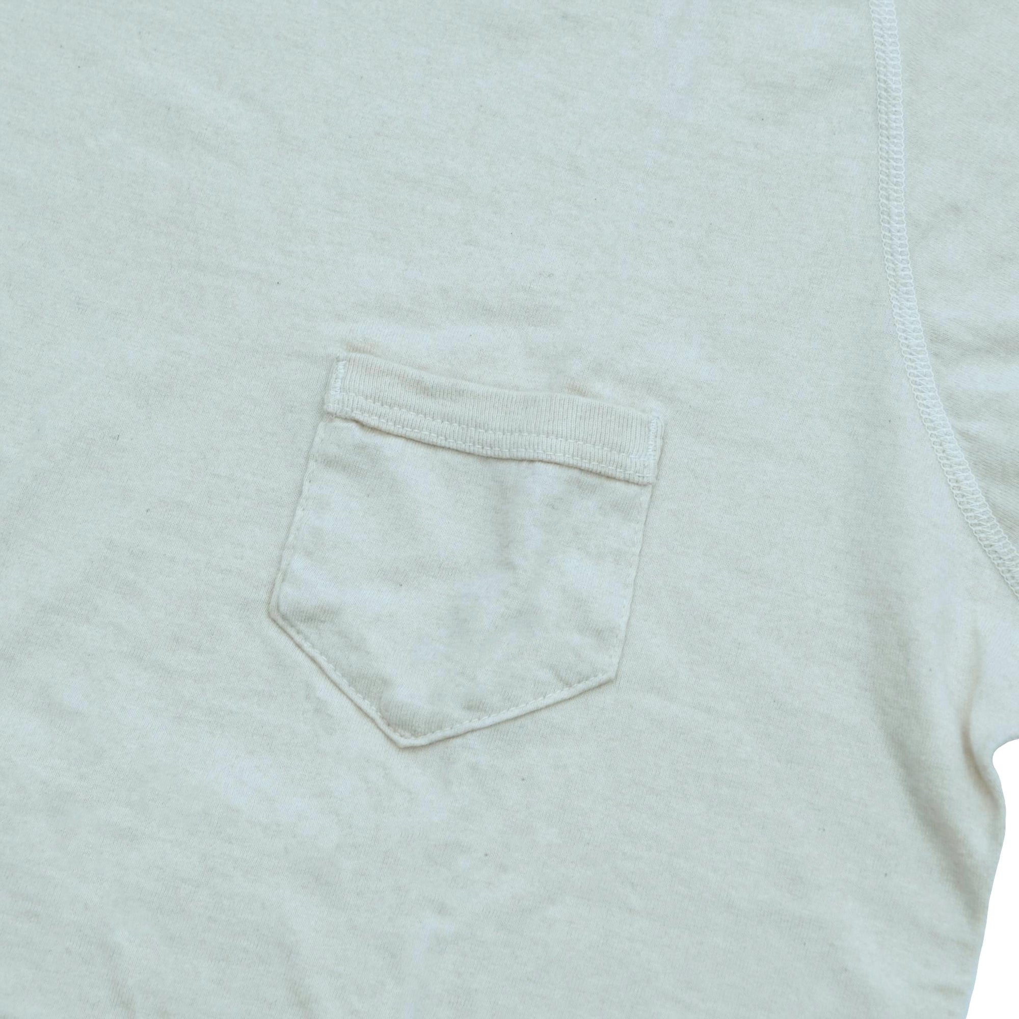 Loop & Weft Recycled Supima Cotton Freedom Sleeve Pocket Tee (Ivory)