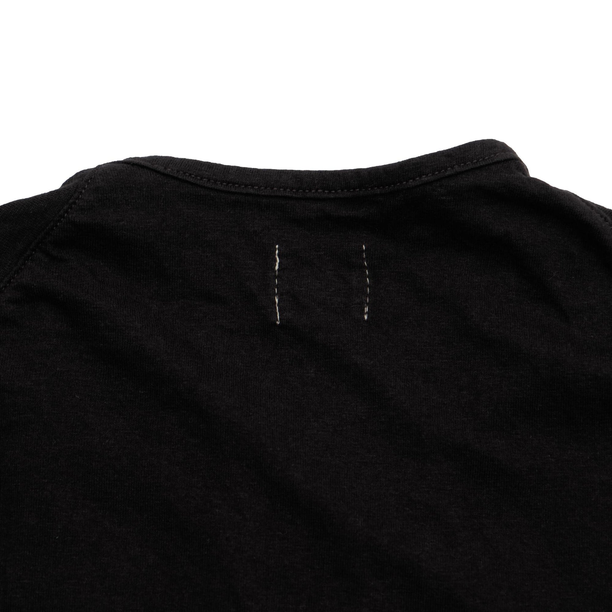 Loop & Weft Recycled Supima Cotton Henley (Black)