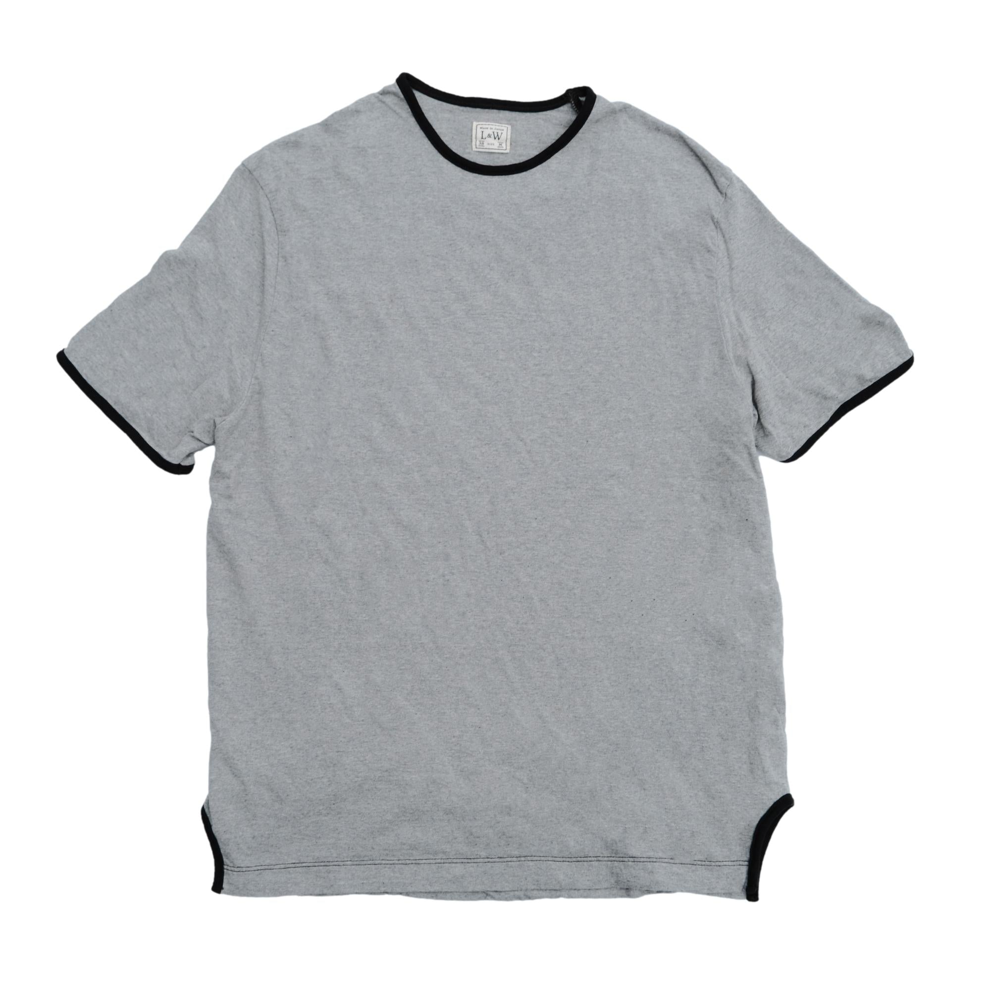 【SURGERY】SIAMESE TWIN TYPE-1 T-SHIRTS ●送料・関税込● Loop & Weft Recycled Supima Cotton Edge Piping S/S Crewneck