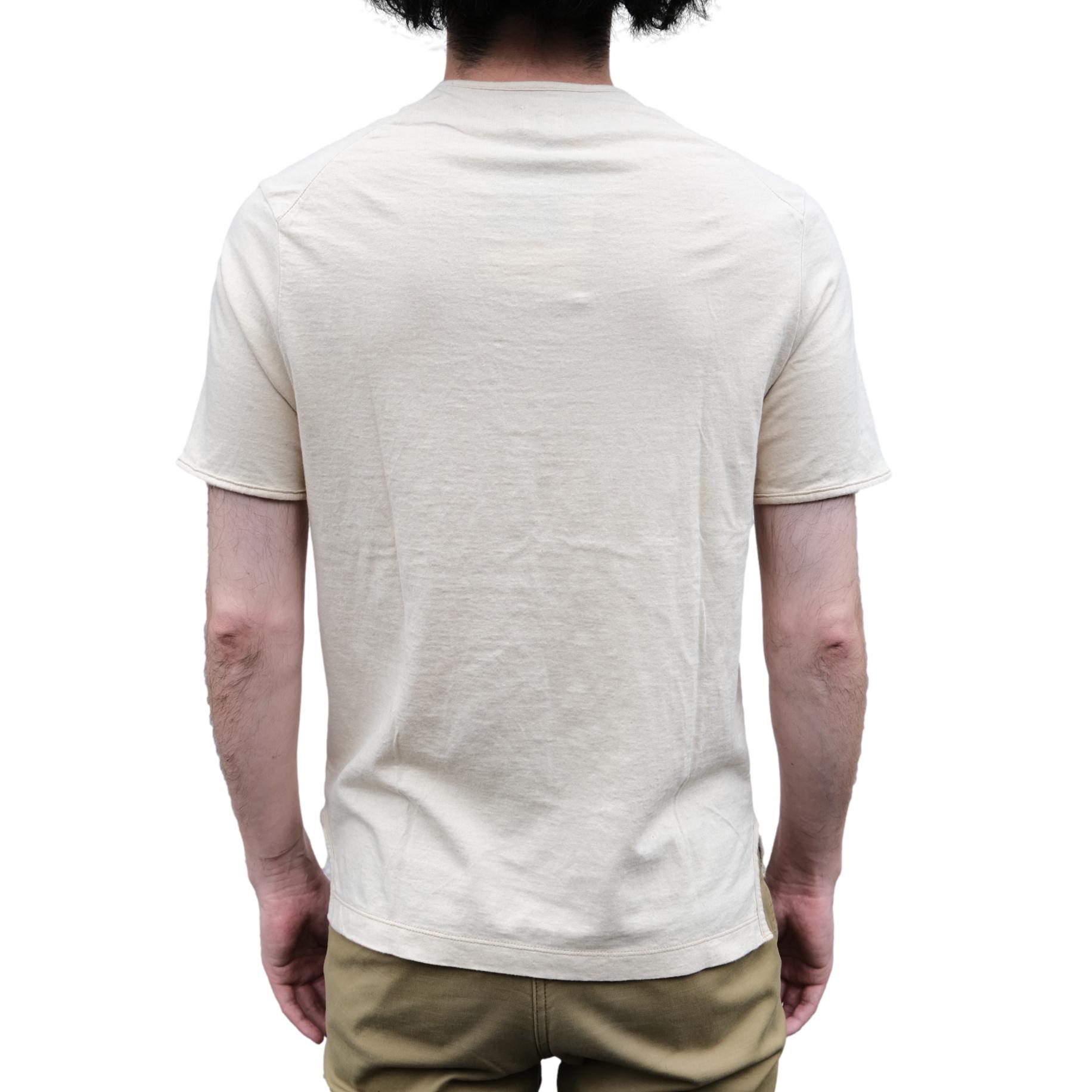 Loop & Weft Recycled Supima Cotton Henley (Ivory)