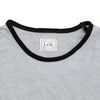Loop & Weft Recycled Supima Cotton Edge Piping S/S Crewneck Tee (2-Tone Gray)