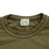 Loop & Weft Recycled Supima Cotton Freedom Sleeve Crewneck Tee (Olive)