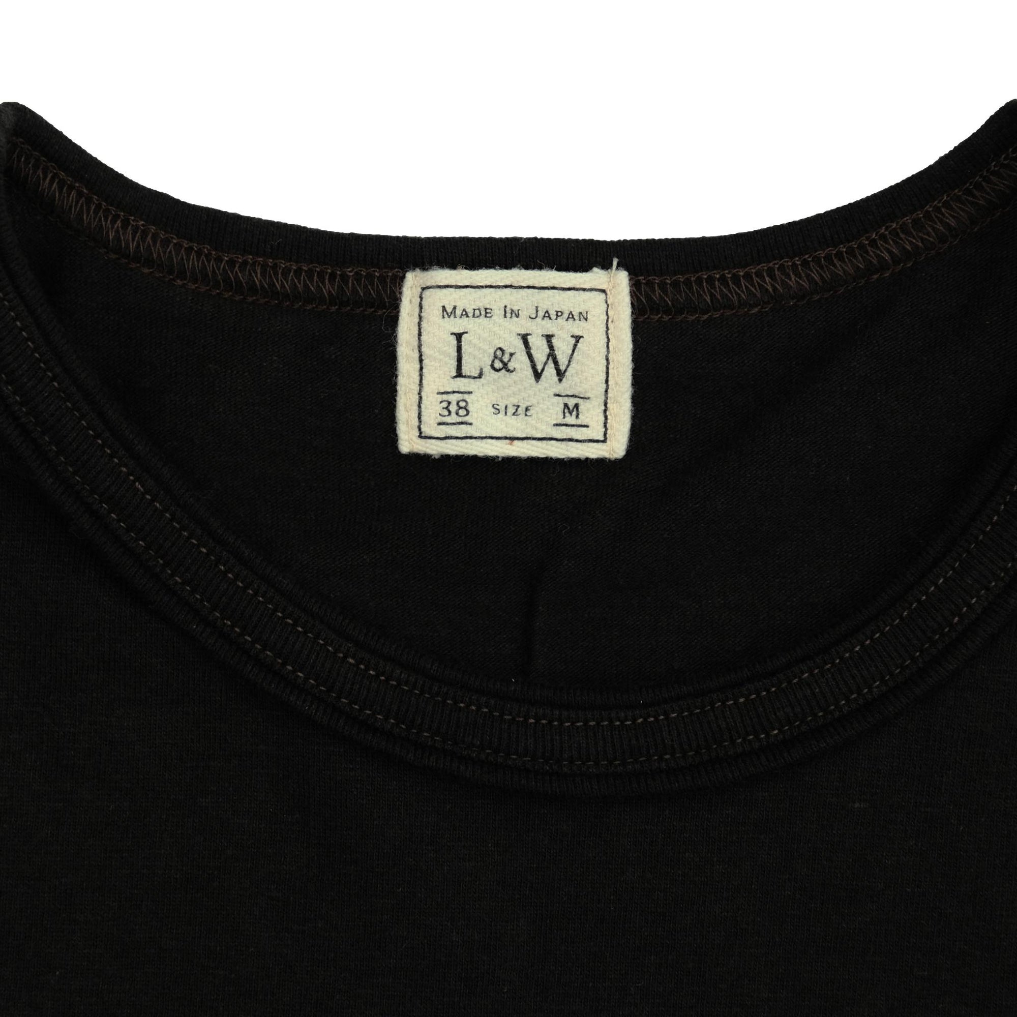 Loop & Weft Recycled Supima Cotton S/S Crewneck Tee (Black)