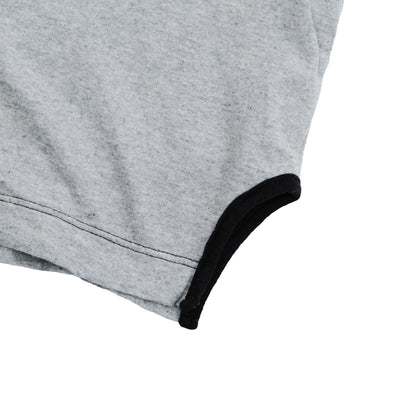 Loop & Weft Recycled Supima Cotton Edge Piping S/S Crewneck Tee (2-Tone Gray)