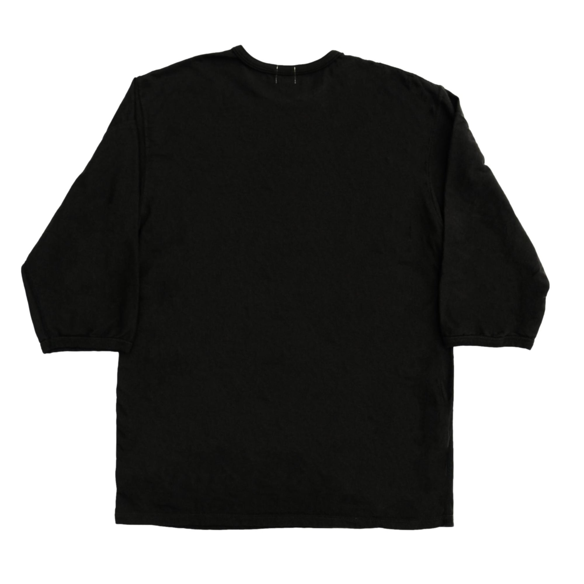 Loop & Weft Recycled Supima Cotton Q/S Crewneck Tee (Black)