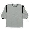 Loop & Weft Recycled Supima Cotton Q/S Crewneck Tee (2-Tone Gray)