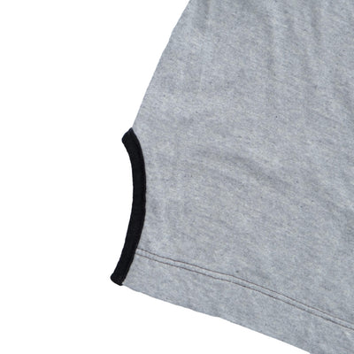 Loop & Weft Recycled Supima Cotton Edge Piping S/S Crewneck Tee (2-Tone Gray)
