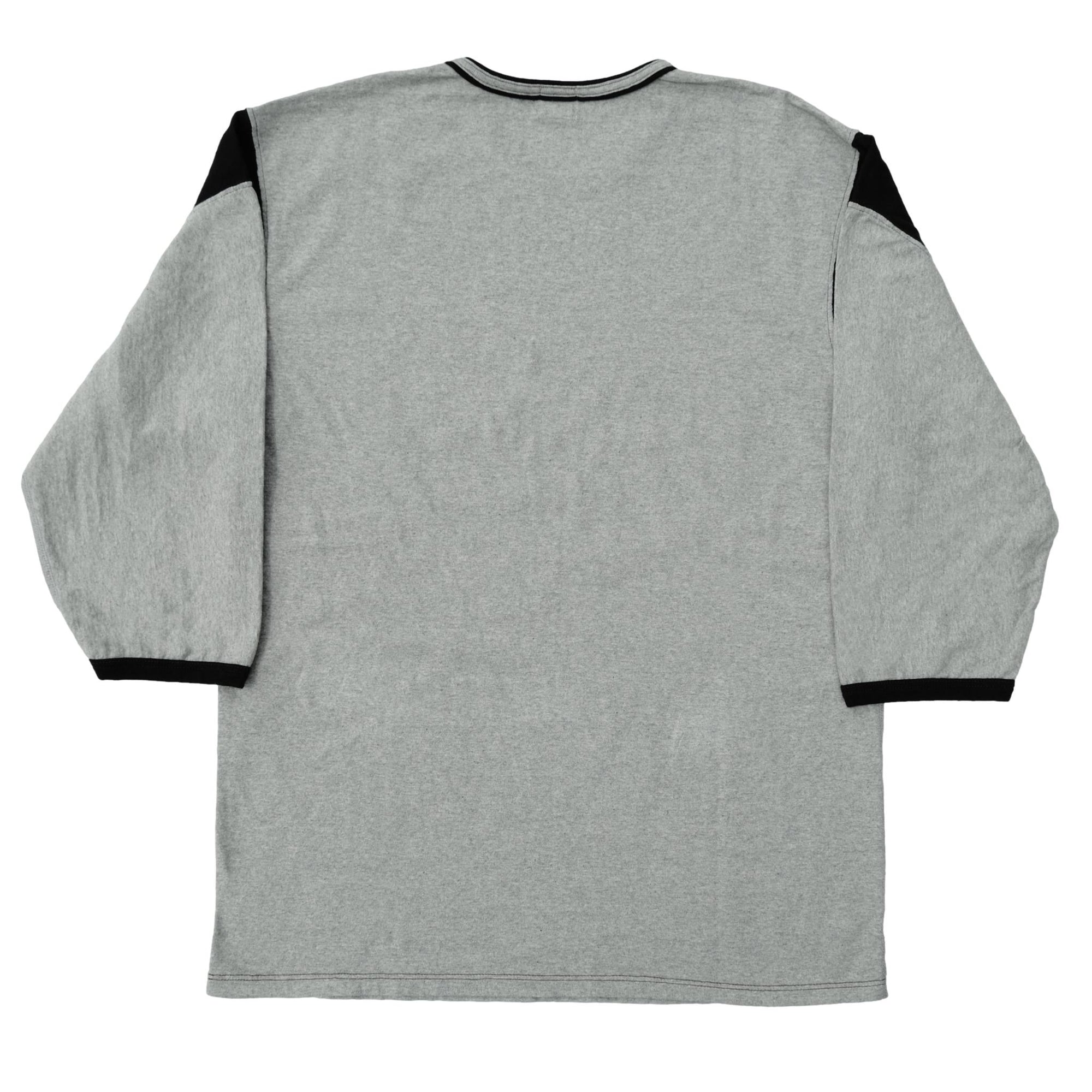 Loop & Weft Recycled Supima Cotton Q/S Crewneck Tee (2-Tone Gray)