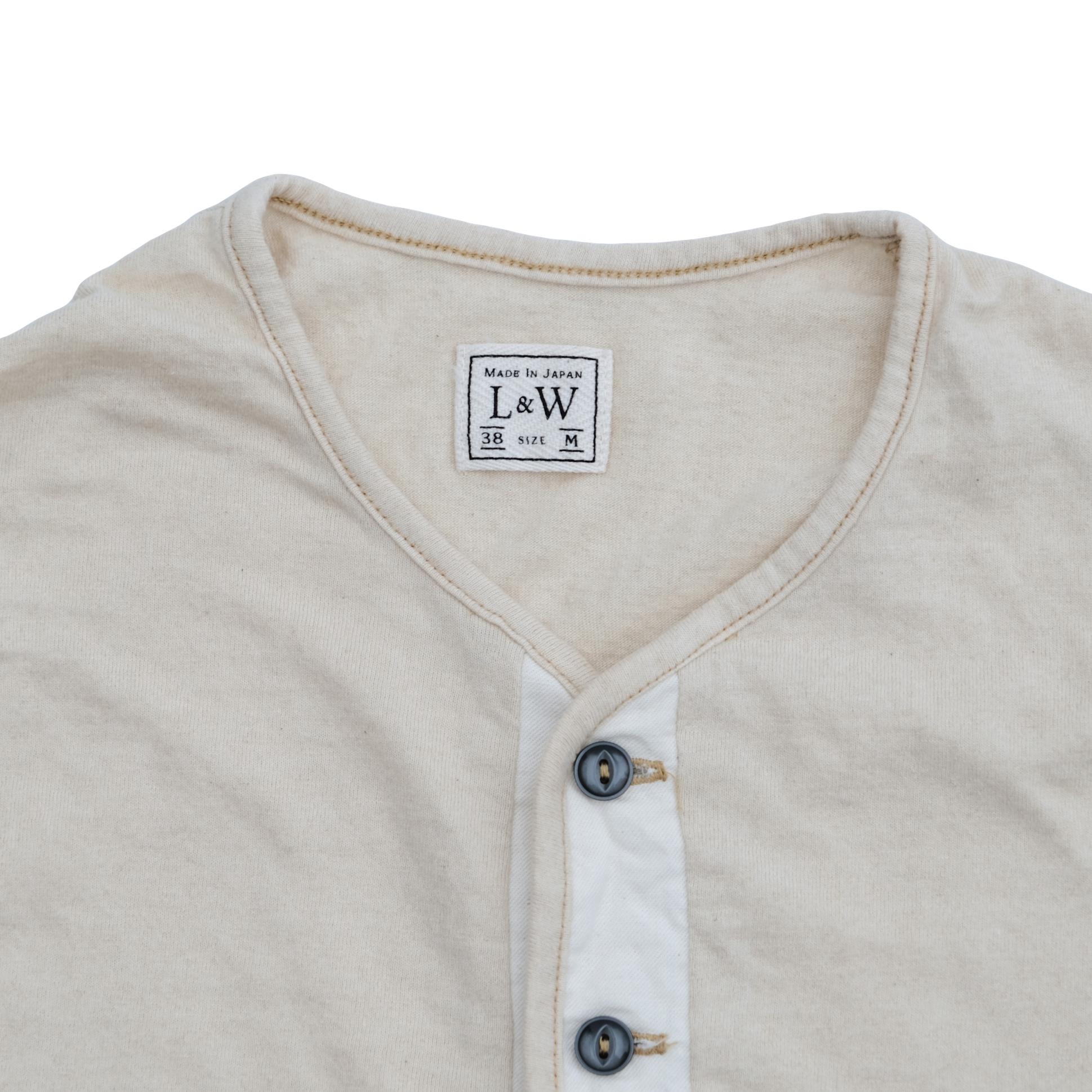 Loop & Weft Recycled Supima Cotton Henley (Ivory)