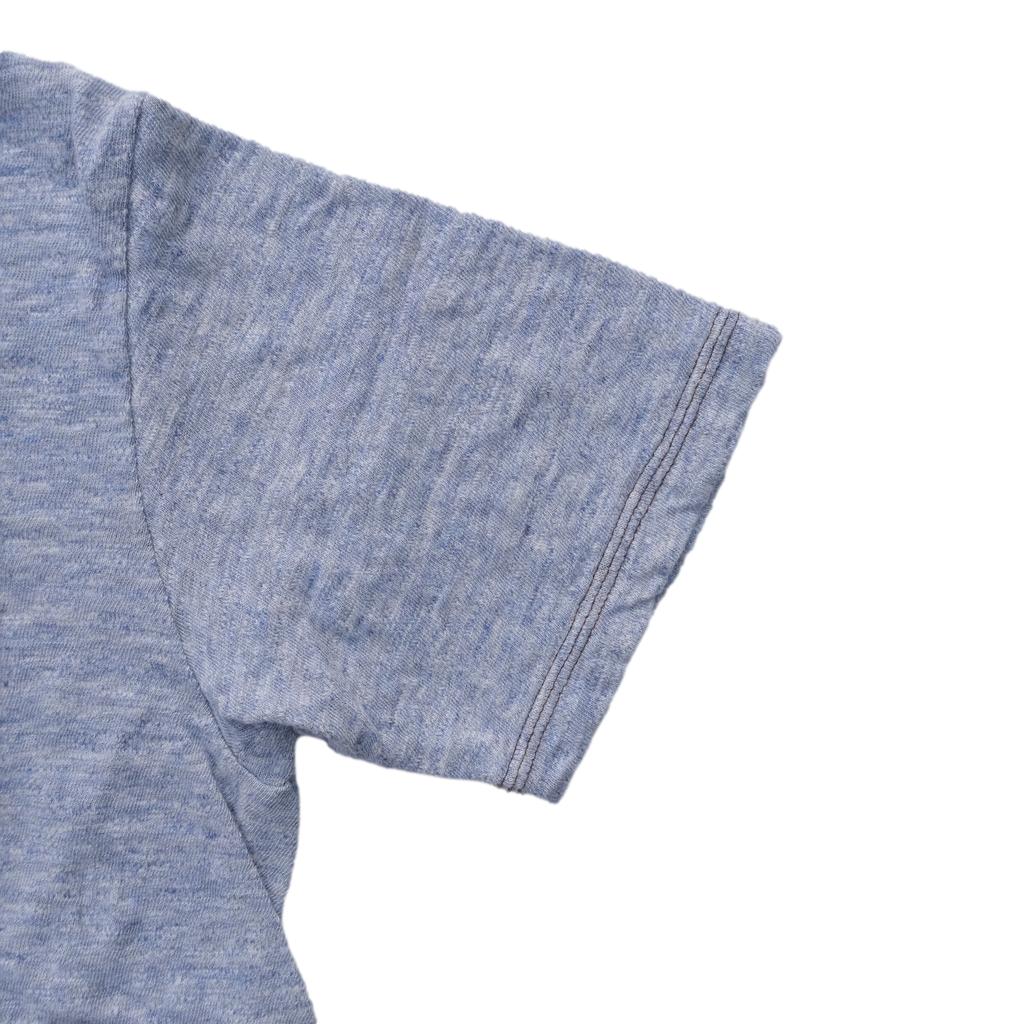 Loop & Weft Super Slub Pocket Tee (Heather Blue)