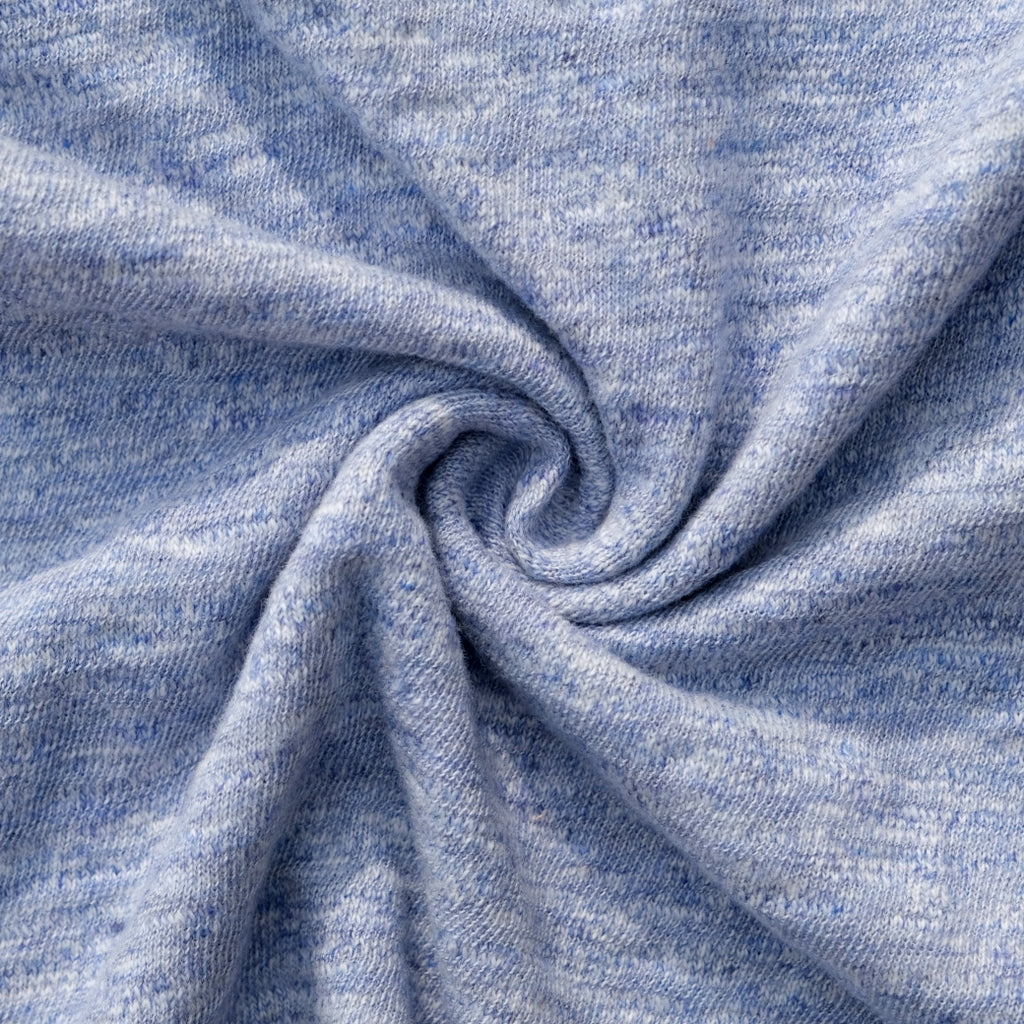 Loop & Weft Super Slub Pocket Tee (Heather Blue)