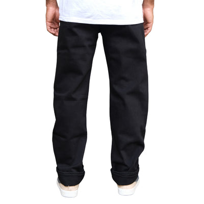 Momotaro "Kyoto Montsuki" Black Selvedge Jeans (Regular Straight)