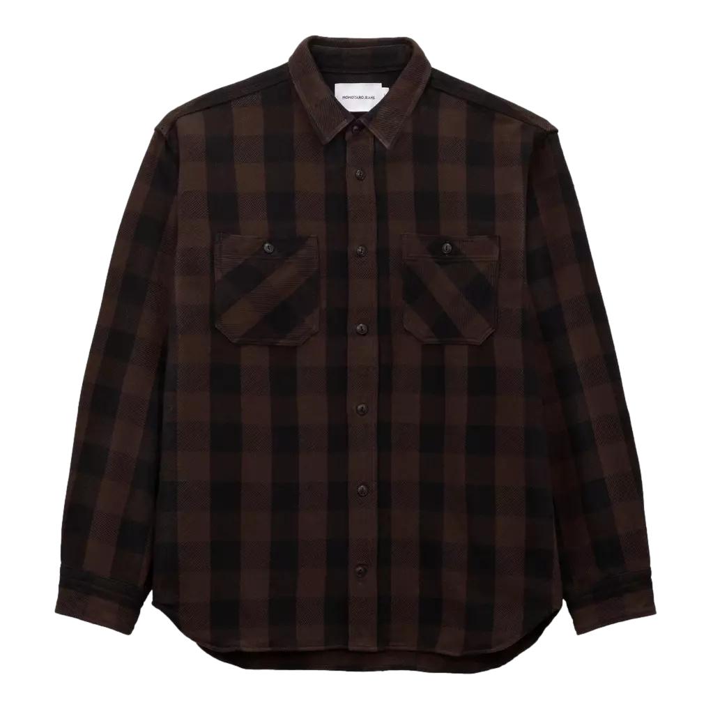 Momotaro Nishiwaki Block Check Flannel Shirt