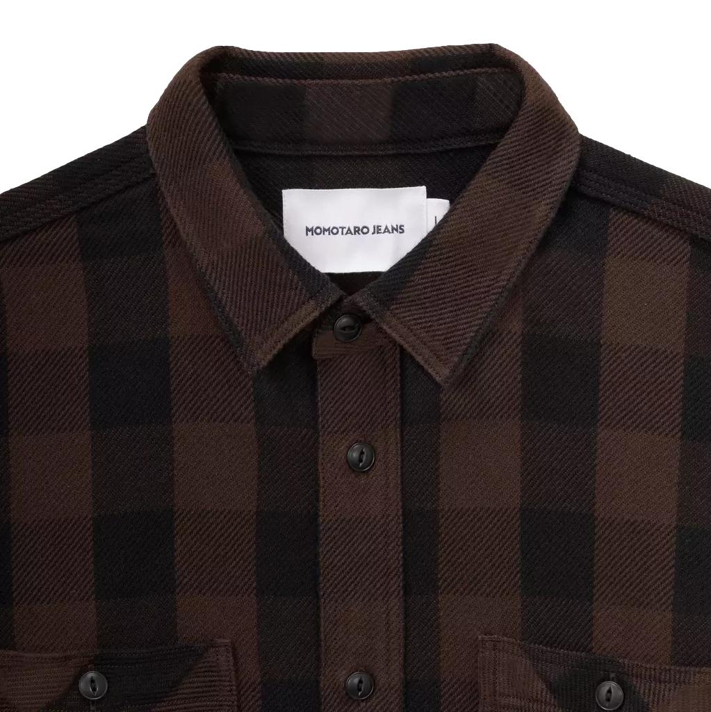 Momotaro Nishiwaki Block Check Flannel Shirt