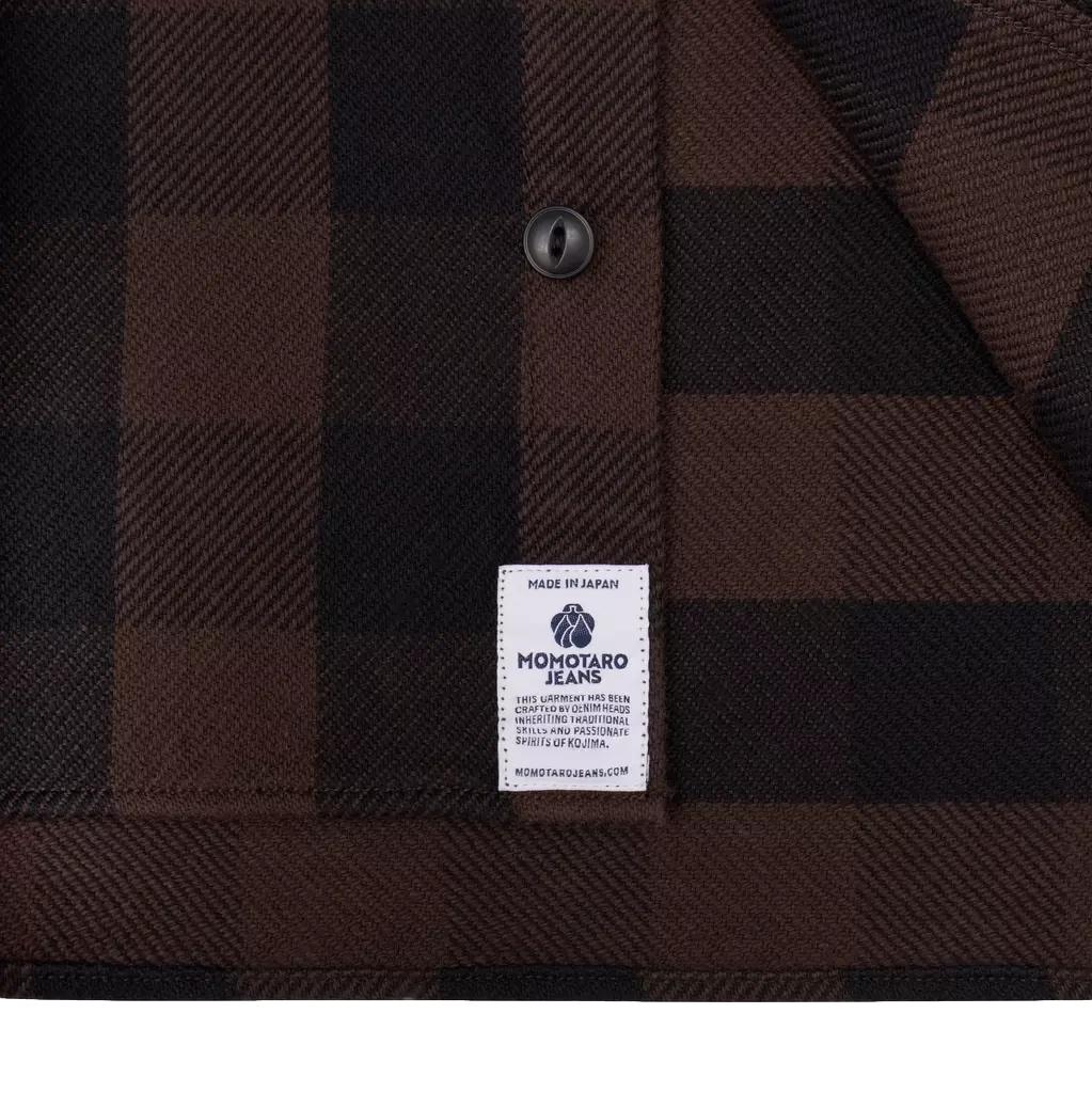 Momotaro Nishiwaki Block Check Flannel Shirt