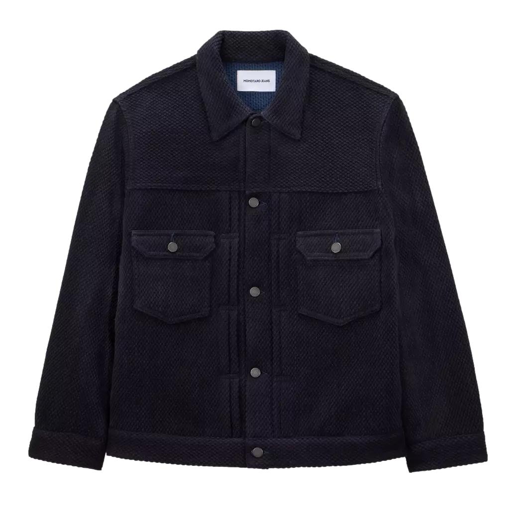 Momotaro "Bushu" Heavyweight Natural Indigo Sashiko Type 2 Jacket