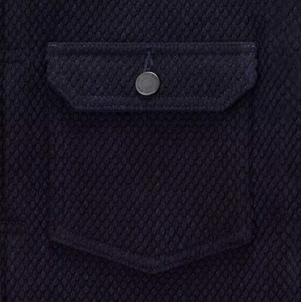 Momotaro "Bushu" Heavyweight Natural Indigo Sashiko Type 2 Jacket